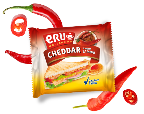 ERU Slices Cheddar Piment