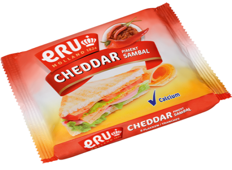 ERU Slices Cheddar Piment