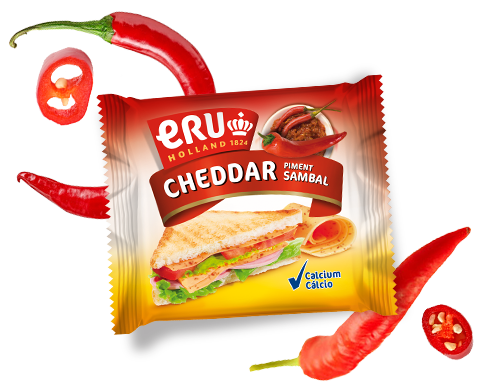 ERU Slices Cheddar Red Pepper